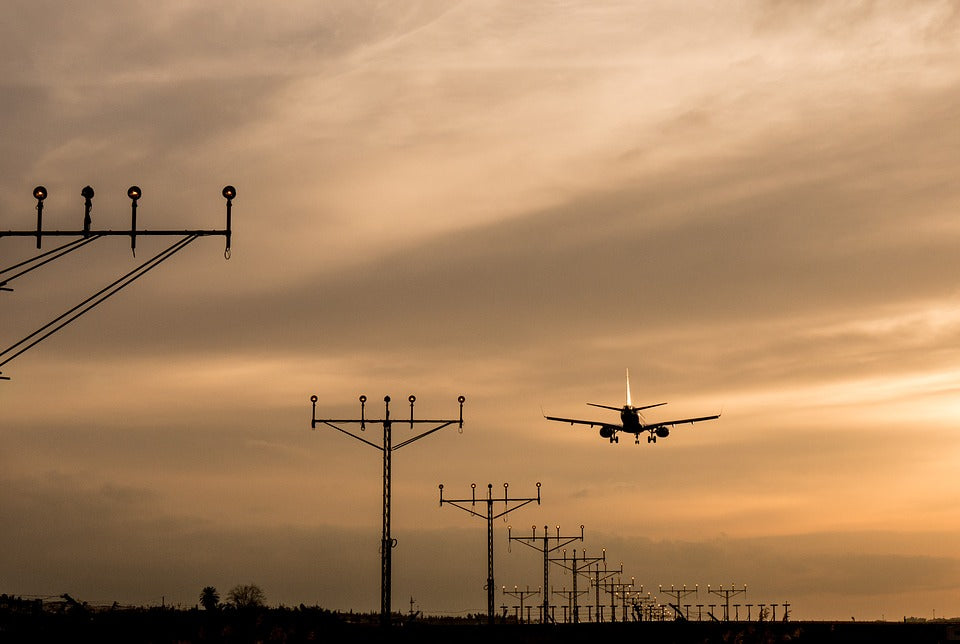sunset-at-airport