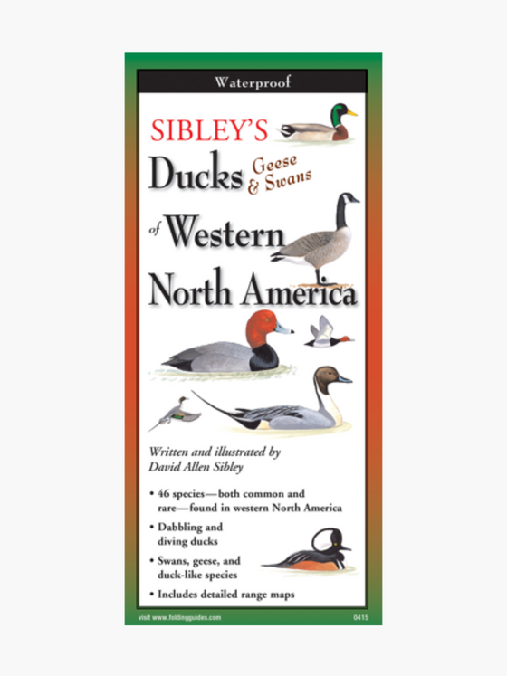 Ducks, Geese, and Swans of Western North America - Folding Guide