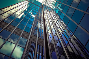  glass-facade-on-skyscraper