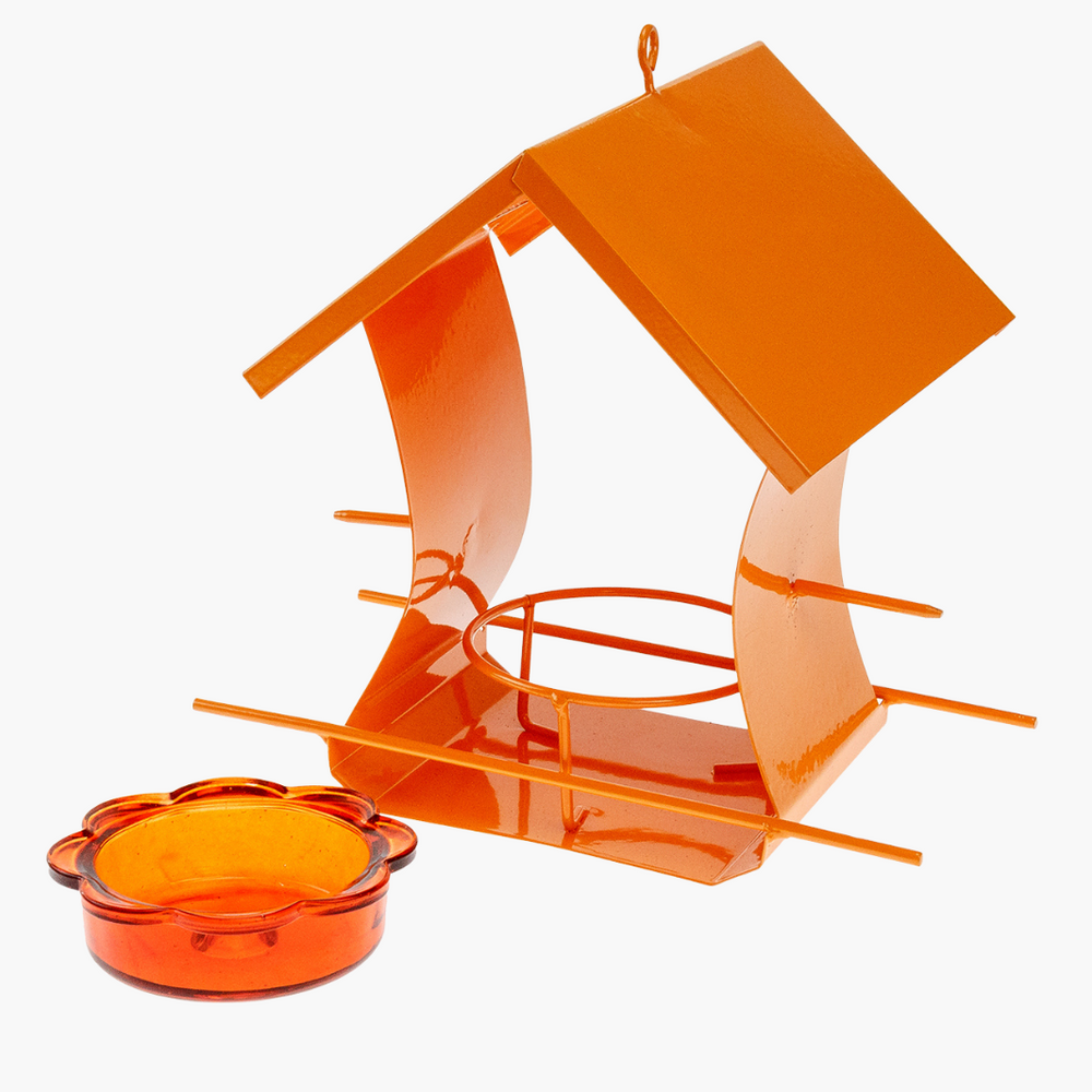 
                      
                        Orange Metal House Oriole Feeder
                      
                    